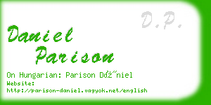 daniel parison business card